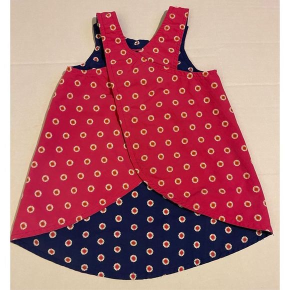 Patagonia VTG Reversible Floral Summer Top / Dress Youth 2T - Picture 5 of 6